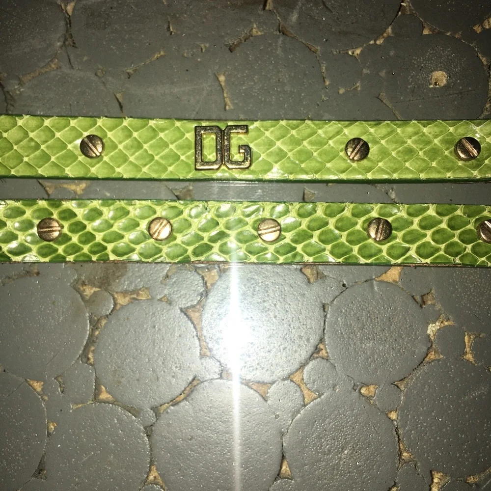 Dolce&Gabbana Python Snake Skin belt 36 - Picture 3 of 6